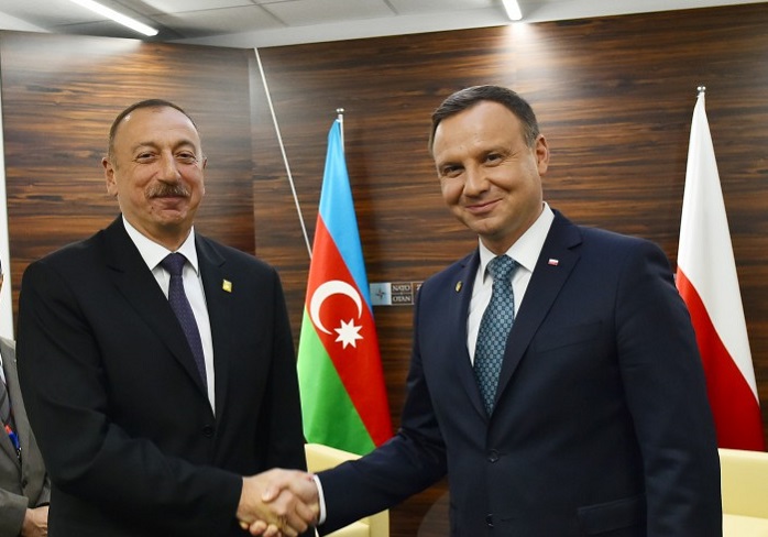 President Ilham Aliyev met with President of Poland Andrzej Duda